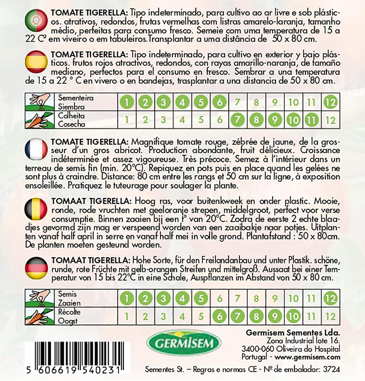 Tomate TIGERELLA
