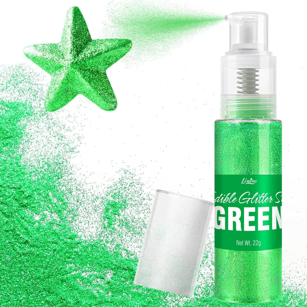 Spray de Paillettes Comestibles - 22G Paillettes Comestibles, Poudre de Paillettes Comestible pour Boissons, Décorations de Gâteaux, Macarons - Poudre de Paillettes Colorantes Alimentaires, Paillettes Comestibles pour Cocktails, Muffins (Rose)