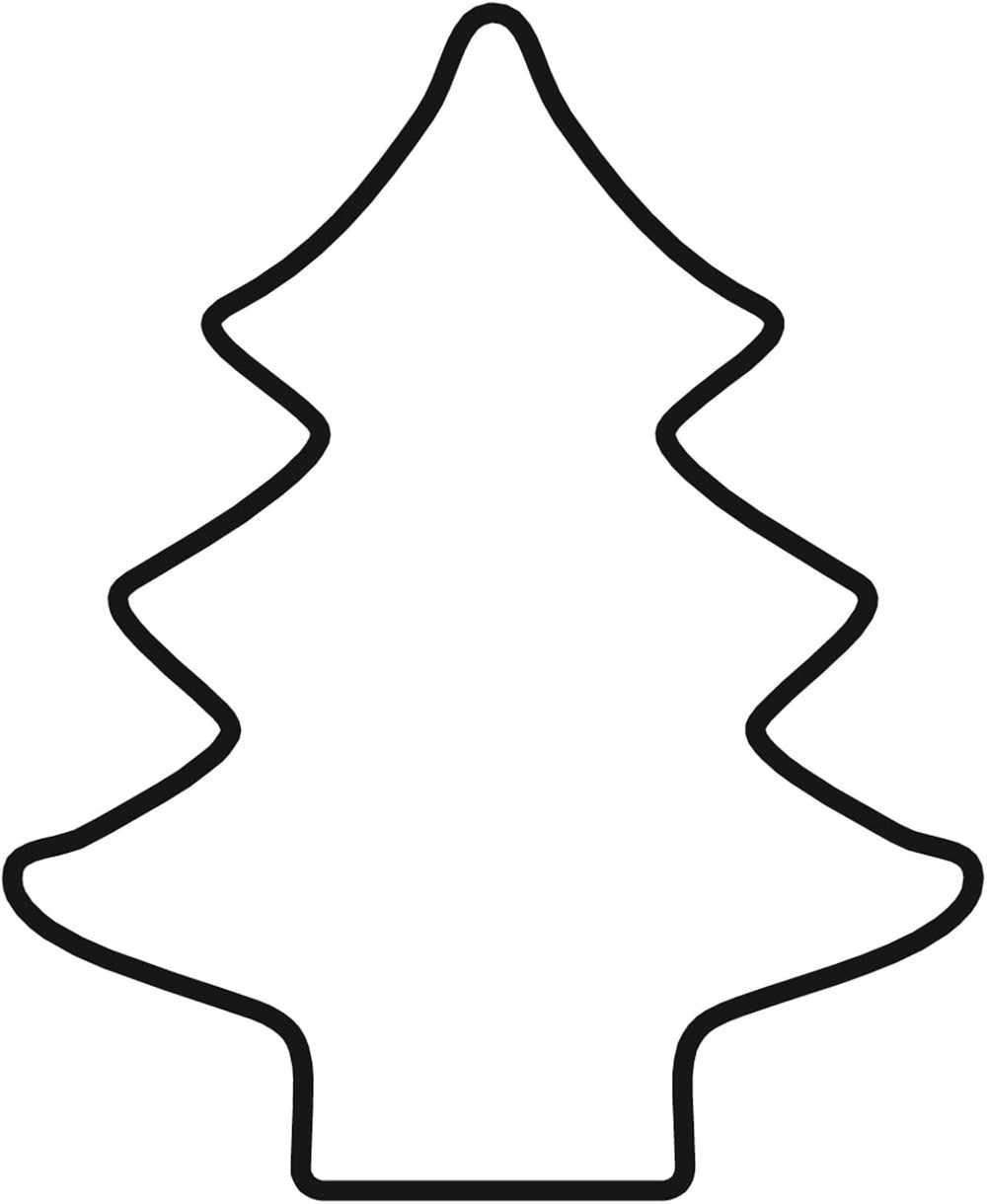 Kaiser Original Moule à Pain d'Épices, Forme Sapin de Noël, 13 x 9 x 2,5 cm, Acier Inoxydable, Coupe Facile et Précise, Manipulation Sûre et Confortable, Noir