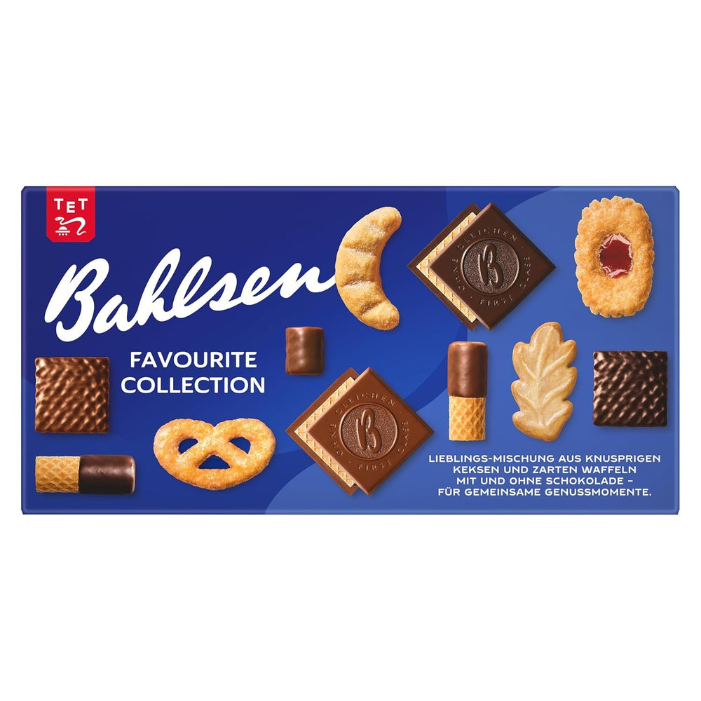 Bahlsen Favourite Collection S Pack de 6 Biscuits Croquants & Mélange de Gaufrettes Chocolat Noir Lait (6 x 161g / 966g)