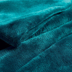 Douceur D'Intérieur FLANOU Plaid, Polyester, Bleu, 125 X 150 Cm Couettes et couettes Naty Shop