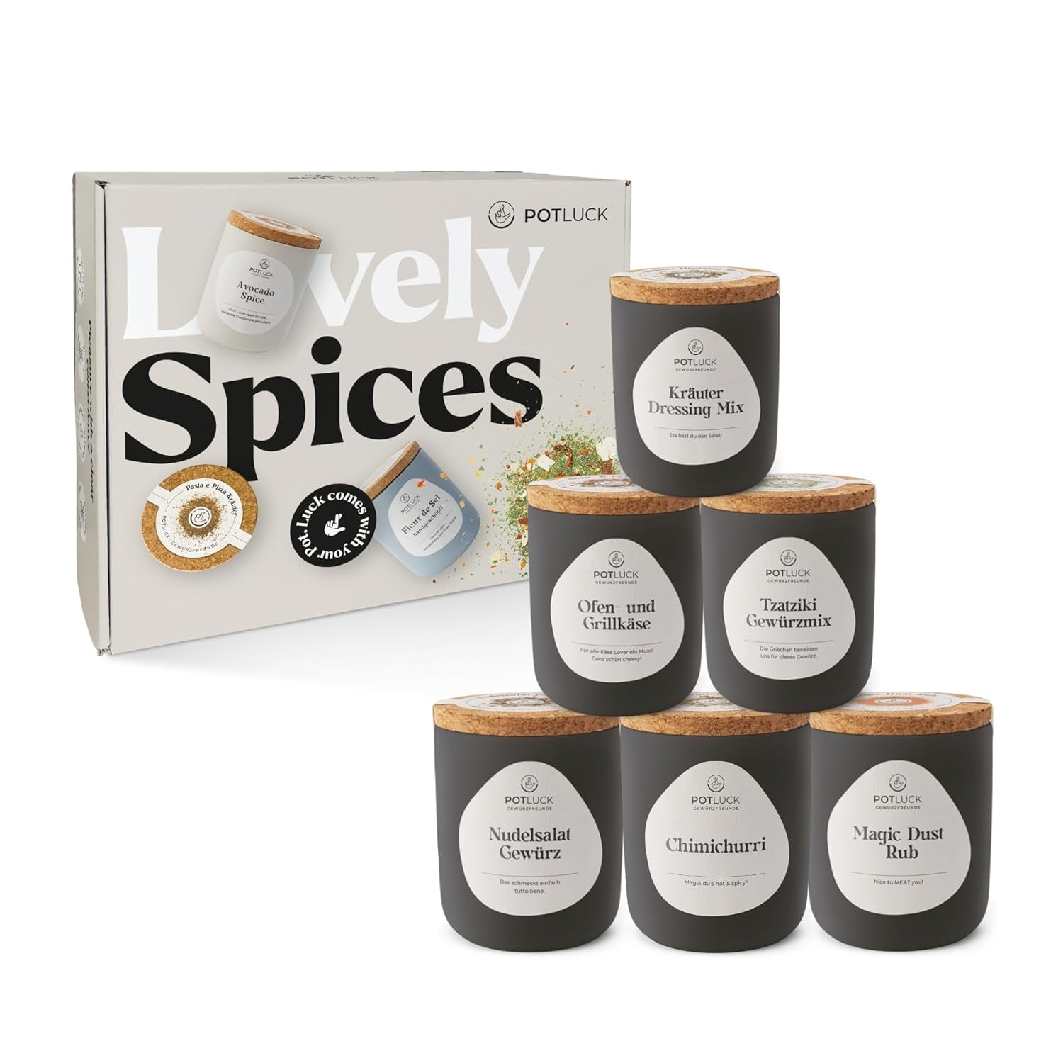 Repas-partage | Feta Gewurz | Gewürzmischung im Keramiktopf | 50g | Avec des produits naturels