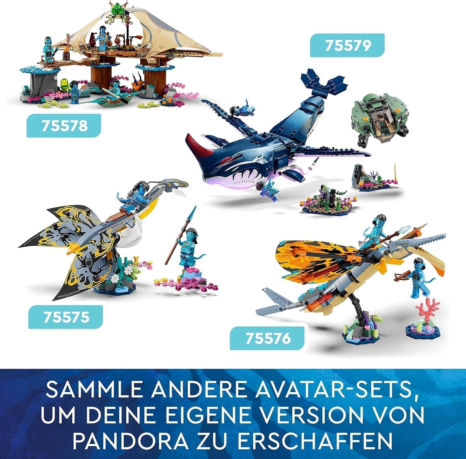 Jouet de construction LEGO Avatar La découverte d'Ilu Water Path avec figurine sous-marine Pandora Collection Set pour les enfants et les fans de cinéma à partir de 8 ans 75575 Jeux de construction Besuche den LEGO-Store