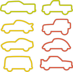 Moules à biscuits Tescoma, voitures DELÍCIA KIDS, 8 pcs.