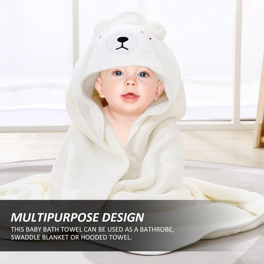 Serviette à capuche bébé, douce et absorbante Mère et Enfant Naty Shop