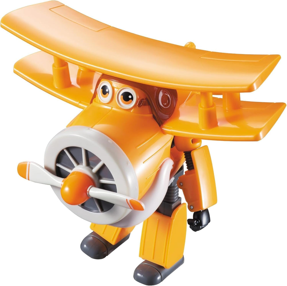 Auldey EU740283 figurine transformateur Super Wings JETT Supercharge 12 cm, figurines colorées Naty Shop Grand Alber