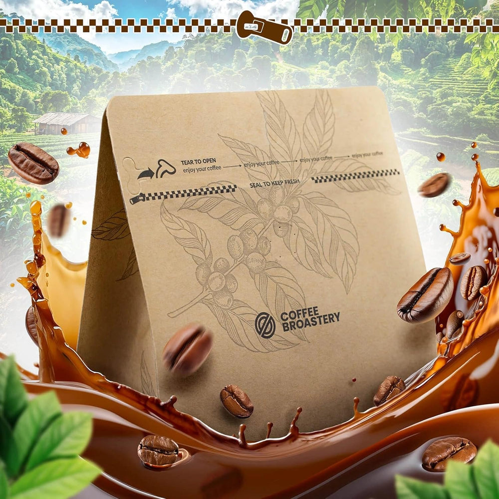 Geschenkset – Premium-Kaffeebohnen Mogiana aus Brasilien 1 kg + Céramique