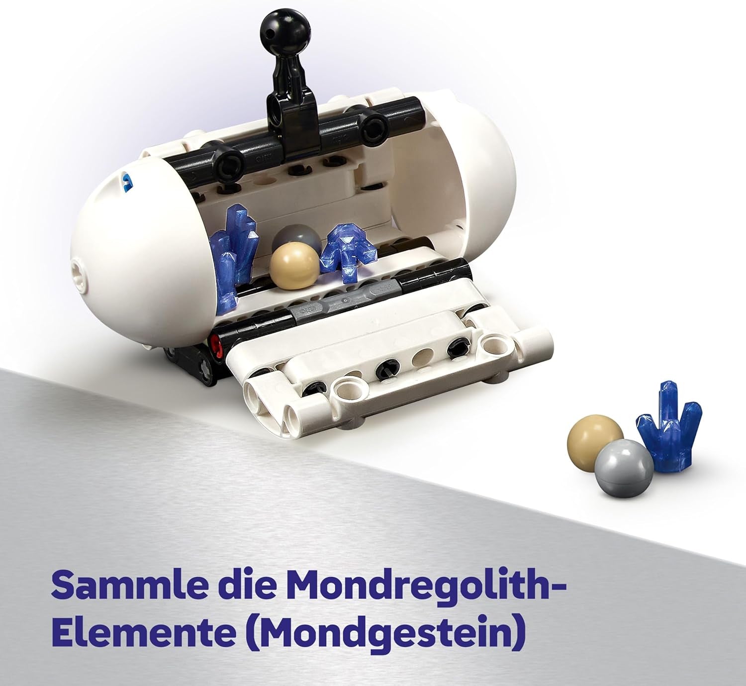 LEGO Technic Lunar Outpost Mondrover-Raumfahrzeug - Interaktives Spielzeug - Kran und Sonnenkollektoren - Robotermodell zum Bauen und Spielen - Geschenk für Jungen und Mädchen ab 10 Jahren 42211
