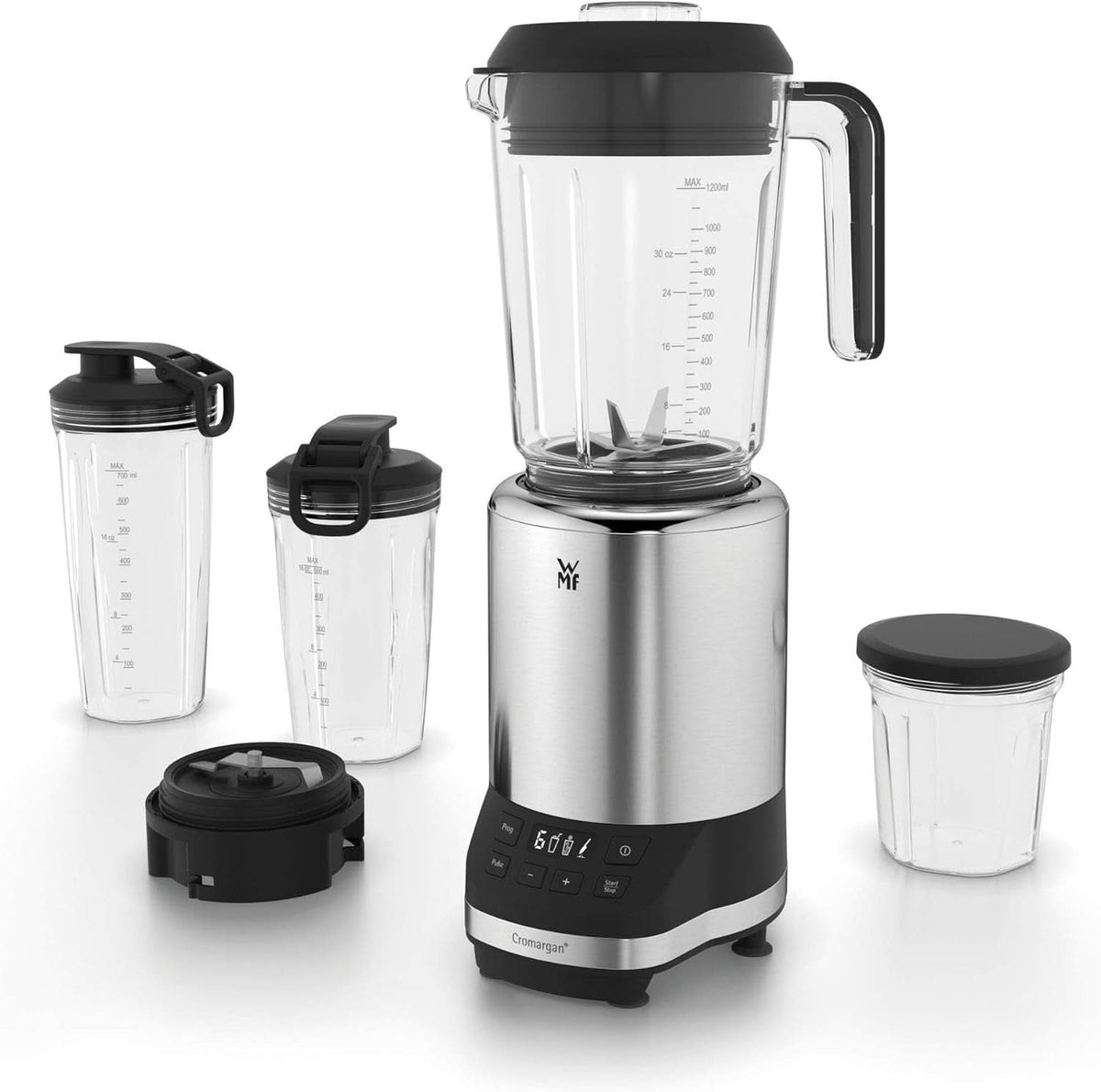 WMF Kult Pro Multifunktionsmixer Hochleistungsmixer, 30 000 U/Min, Smoothie Maker, Standmixer, Ice-Crush Funktion, 4 Mixbehälter Inkl. Togo-Verschluss Cuisine Naty Shop