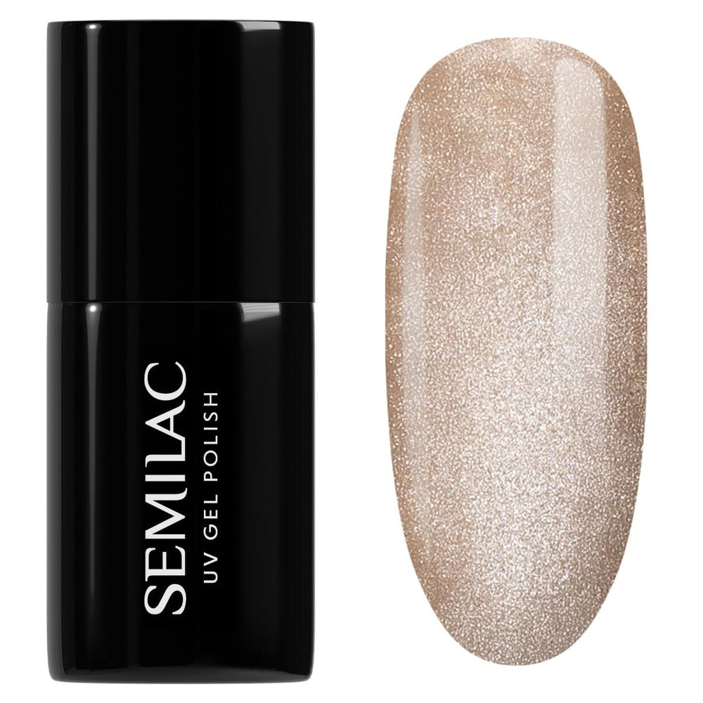 Oja UV Semilac 664 Lilac Gloss 7 ml – Efect Cat Eye, Reflexii unice cu instrument magnetic – Colecția Gloss Gala