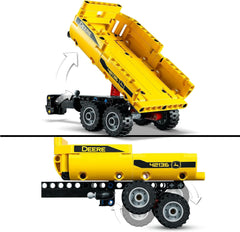 LEGO Technic John Deere 9620R Tracteur 4 roues motrices avec remorque à benne basculante Jouet agricole classique pour enfants garçons et filles de 8 ans Kit de modèle à collectionner 42136 Ensembles de construction Besuche an LEGO-Store