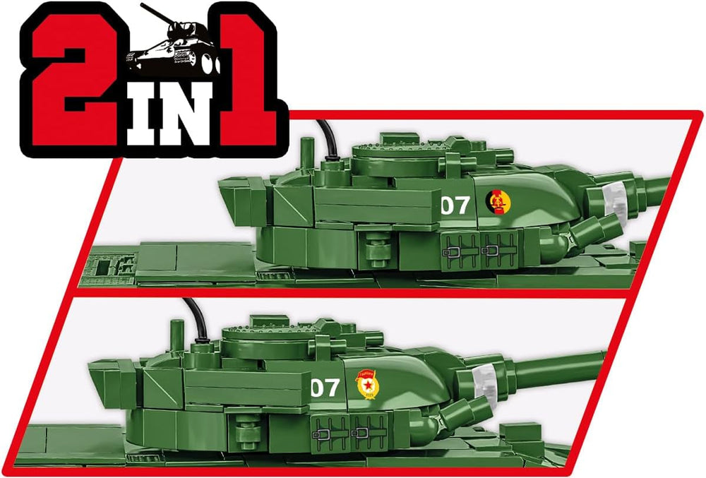 COBI T-72 (East Germany/Soviet), 10.8" x 4.5" x 4.3"