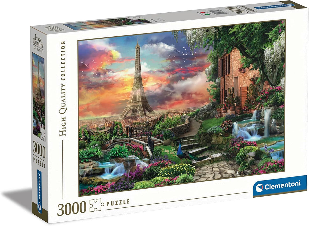 Clementoni 33550 Paris onirique - Puzzle 3000 pièces à partir de 9 ans, Puzzle couleur pour adultes aux couleurs vives, Jeu d'adresse pour toute la famille, Jolie idée cadeau Puzzle Naty Shop Default Title