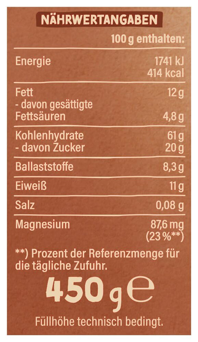 Dr. Oetker Vitalis Chocolate Muesli Classic : Muesli pour petit-déjeuner au chocolat au lait et noir, paquet de 7 (7 x 600 g)