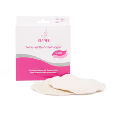 ELANEE Coussinets d'allaitement en laine de soie (2 couches) - Coussinets d'allaitement lavables à la main - Doux pour les mamelons très sollicités Accessoires Alimentation et Allaitement Bebe Naty Shop 2 pièces (pack de 2)