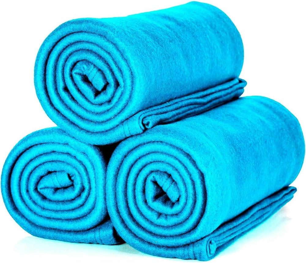 ALCLEAR 3 pièces couvertures polaires Oeko Tex, couleur : anthracite, grande taille 130X160 Cm, plus de 200 G/M2, couverture de canapé couverture de canapé couverture de salon, couverture de pique-nique couverture de canapé Lits et couvertures Beuche den ALCLEAR-Store Turquoise 3 pièces 130X160 Cm