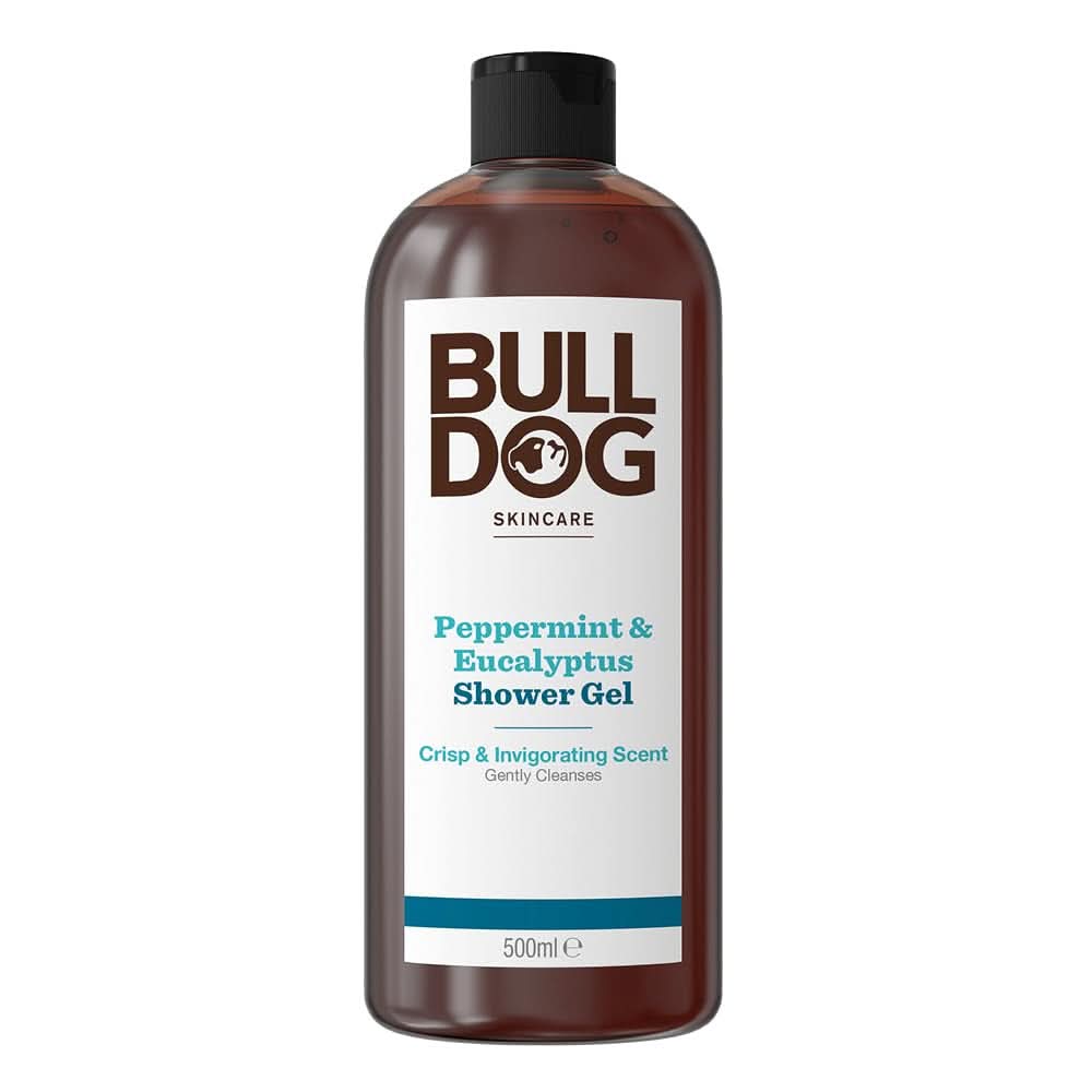 BULLDOG, Gel douche pour homme au citron et bergamote, 500 ml Douche et bain Naty Shop 500 ml Menthe et eucalyptus