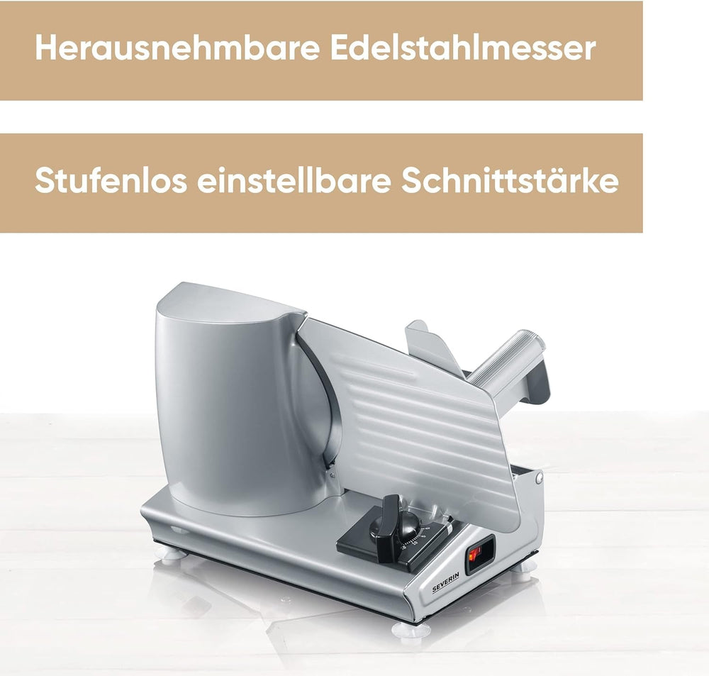 Trancheuse multifonction SEVERIN pour pain, saucisses ou fromage râpé et Trancheuses Naty Shop