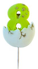 Decoratiune comestibila din zahar, Cifra 8 Decoratiuni din Pasta de Zahar Nati Shop