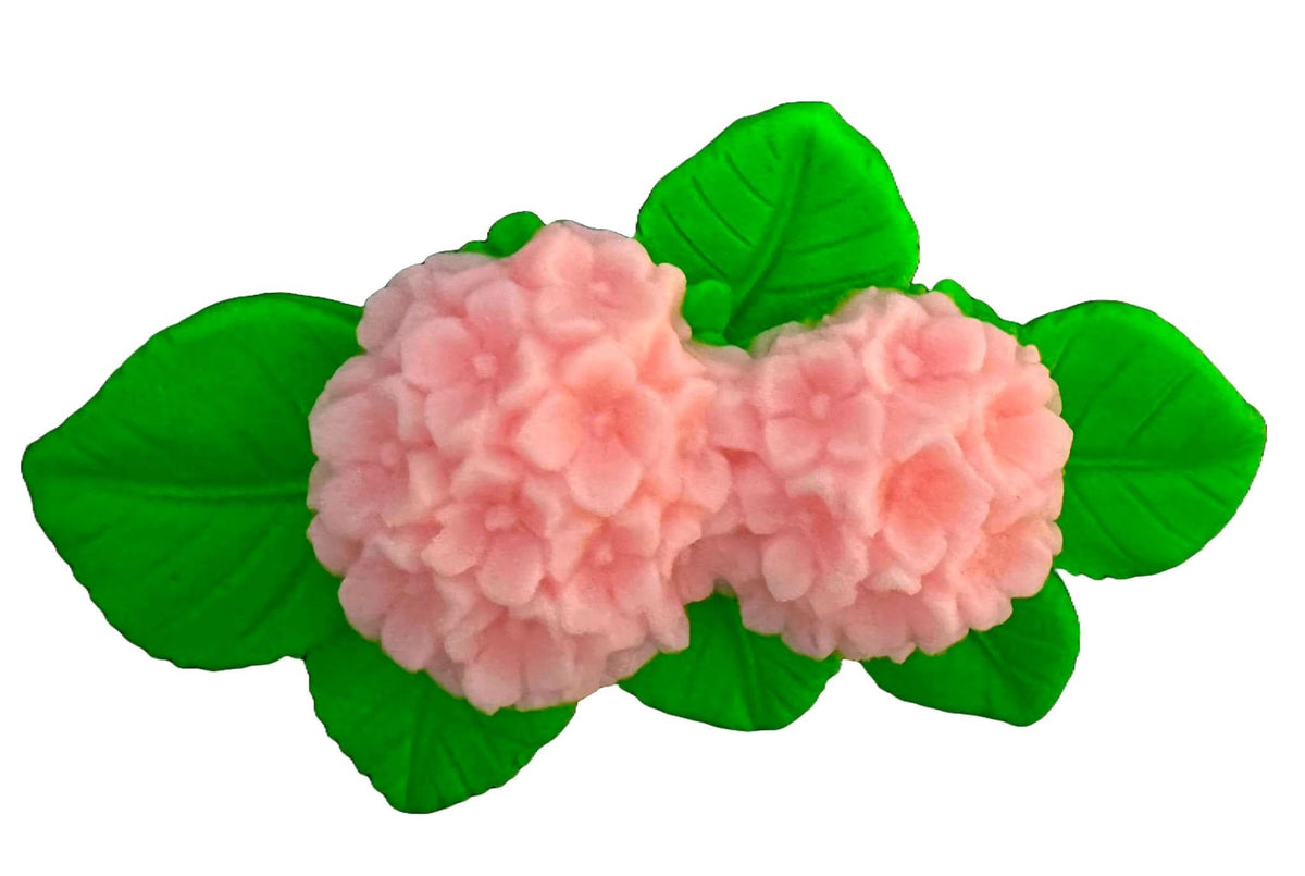 Decoratiune comestibila din zahar, Hortensie Decoratiuni din Pasta de Zahar Nati Shop