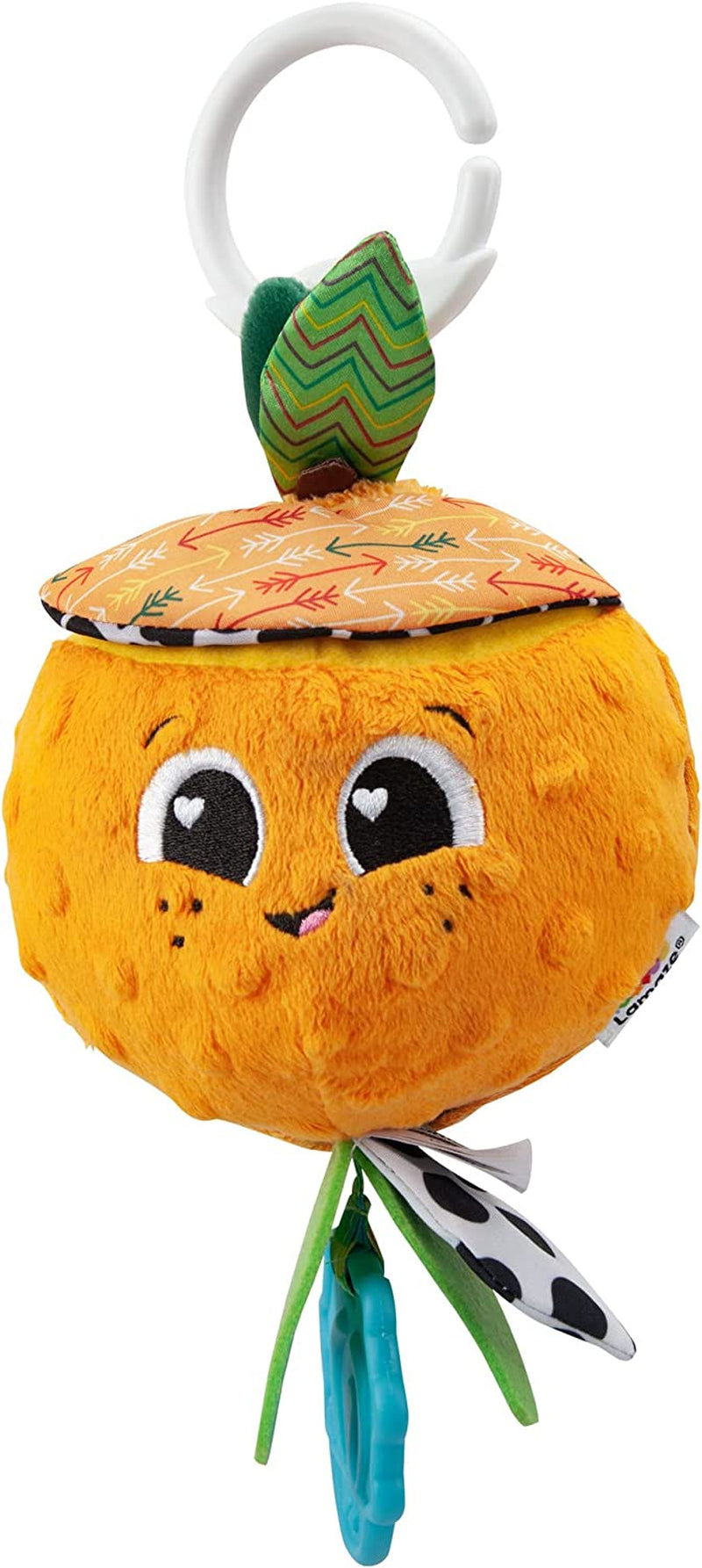 LAMAZE Bea la banane, jouet nouveau-né à clipser pour poussette et poussette, jouet sensoriel pour bébé avec couleurs et sons, jouet de développement pour garçons et filles de 0 à 24 mois, jaune Baby Toys Naty Shop Olivia Orange