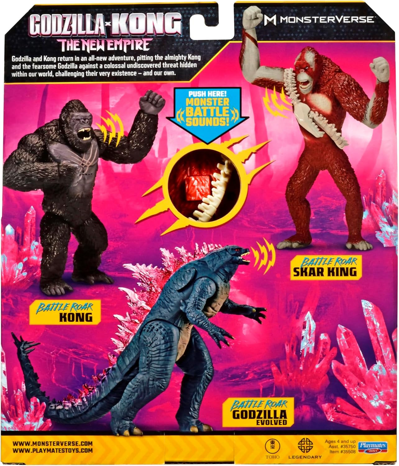 Godzilla X Kong : New Empire Battle Roar Skarking, Figurines, 17 cm Figurines Naty Shop