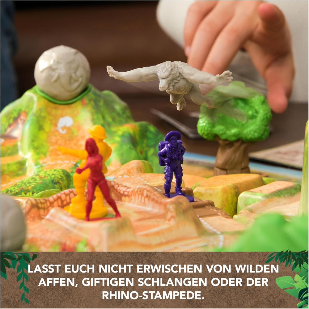 Spin Master Games - Jumanji Stampede - un joc de aventură 3D cooperativ de amploare pentru întreaga familie, 2-4 jucători, cu vârsta de 8 ani și peste