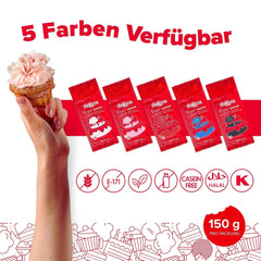 Dekora - Fondant en pâte à sucre blanche 150g - Parfait pour les gâteaux et décorations de pâtisserie - Sans gluten ni lactose - Goût vanille - Doux, flexible et facile à façonner pour des décorations créatives Naty Shop Sugarpaste