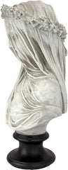 Statue buste vierge voilée Design Toscano, dimensions : 22,8 cm x15,2 cm x35,5 cm Statuettes et sculptures Naty Shop