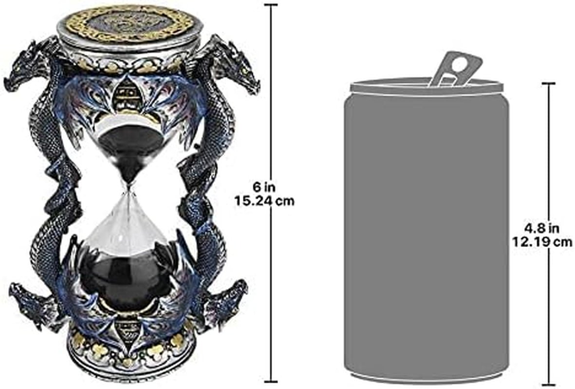 Design Toscano Statue Sablier à décor gothique, polyrésine, polychrome, 15 cm Statuettes et sculptures Naty Shop