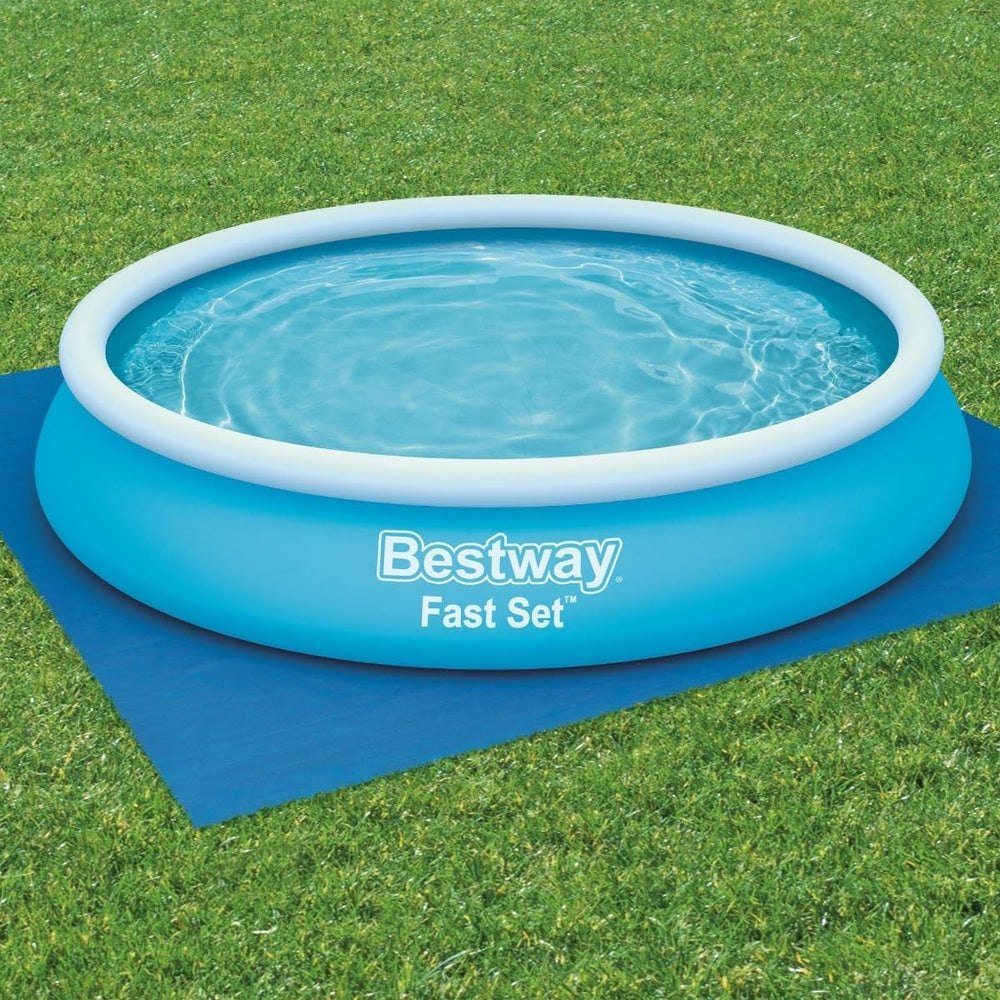 Tapis de sol Bestway PE 396 x 396 cm, bleu, carré