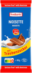 Frankonia Noisette au chocolat et dextrose, sans lactose et sans gluten, 80 grammes