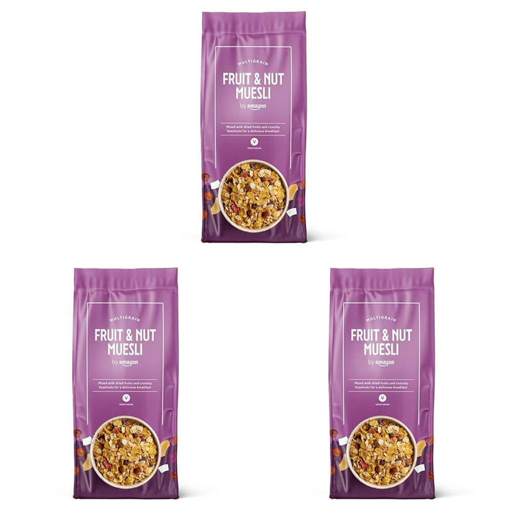 Muesli cu fructe și nuci de la Amazon, 750g