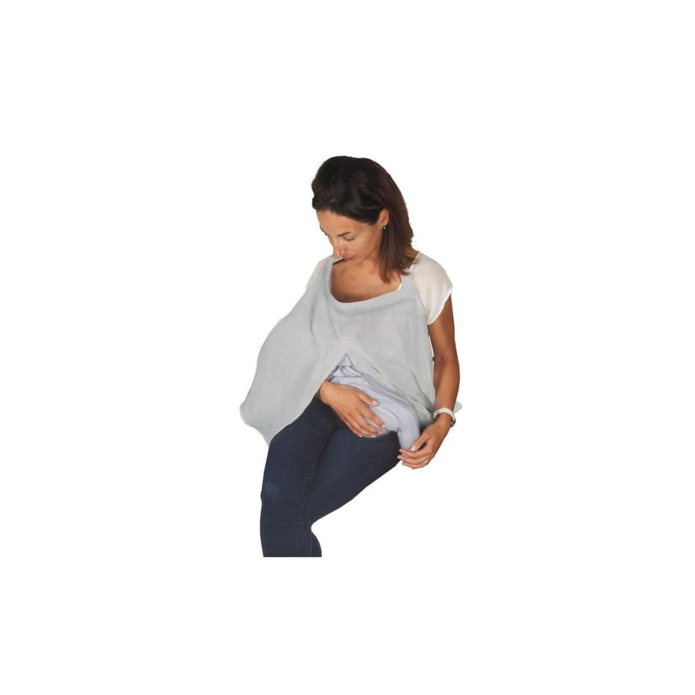Serviette d'allaitement blanche Alimentation et accessoires d'allaitement Naty Shop Gris