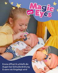 BABY Born Emma en style jungle - Poupée de 43 cm de haut - 10 fonctions Y compris accessoires et robe aux couleurs unisexes - Fonctionne sans piles - Convient aux enfants à partir de 3 ans Naty Shop Dolls