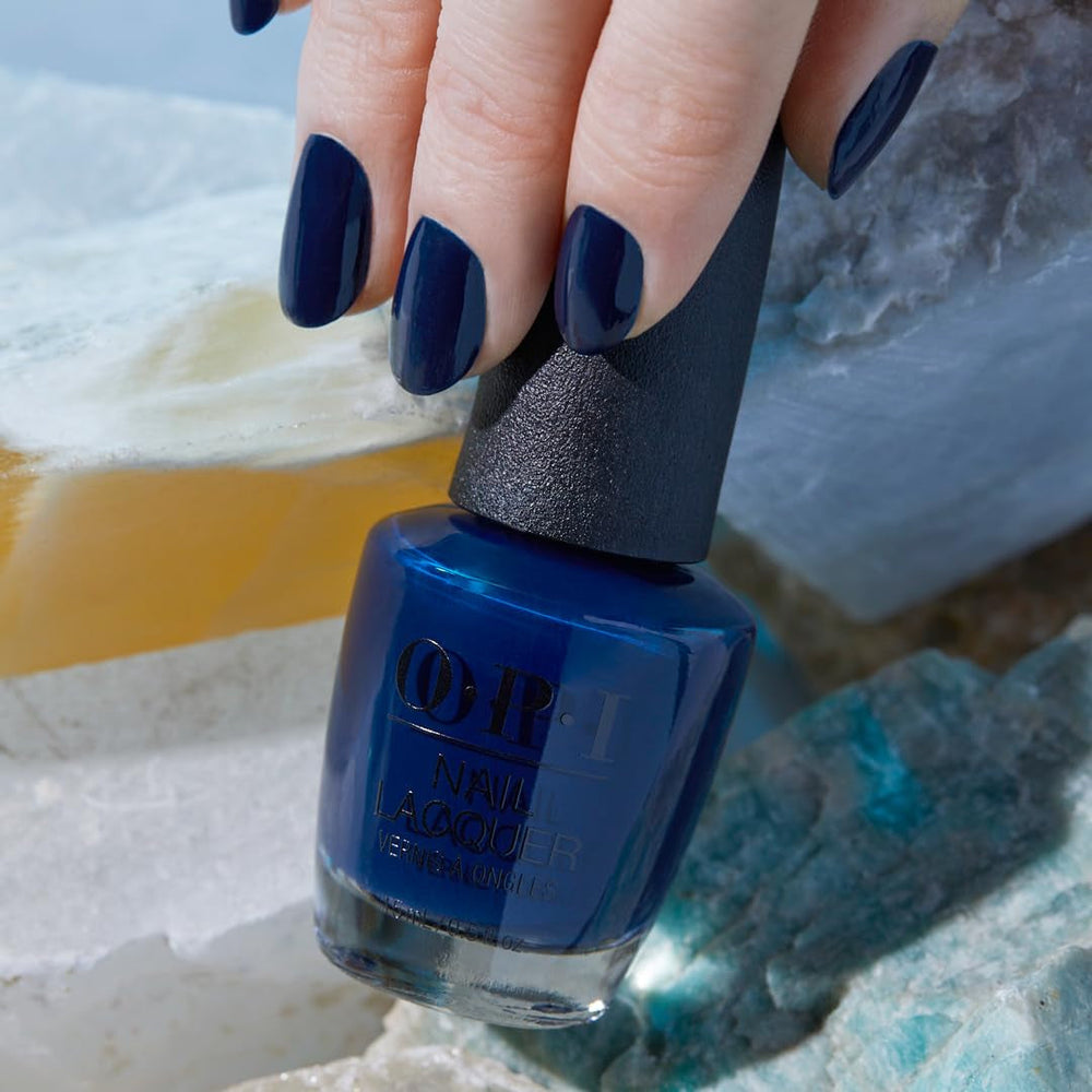 Oja OPI Nail Lacquer în nuanțe de albastru și verde – Oja cu uscare rapidă, rezistentă la ciobire și de lungă durată – durează până la 7 zile – cu pensulă ProWide extra-lată