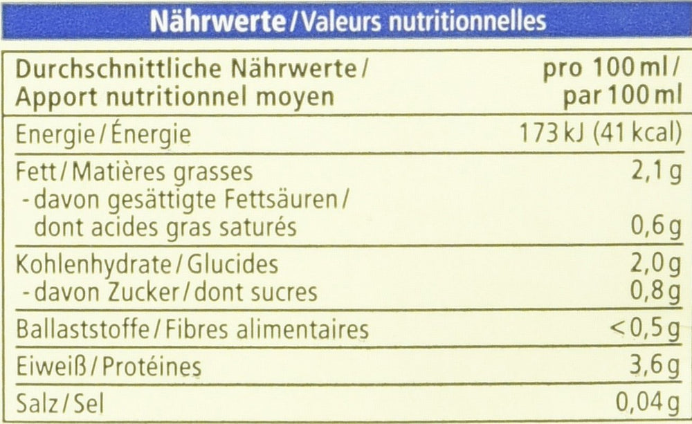 Bio Sojadrink, non graissé, sans gluten, sans lactose, végétalien, paquet de 8 (8 x 1 kg)