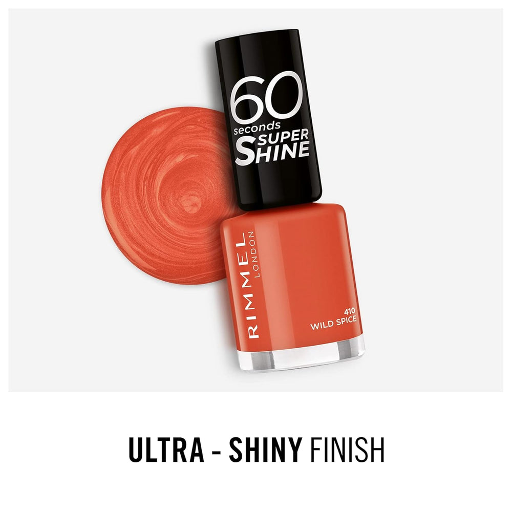 Vernis à ongles Rimmel 60 Seconds Super Shine, 410 Wild Spice, 8 ml