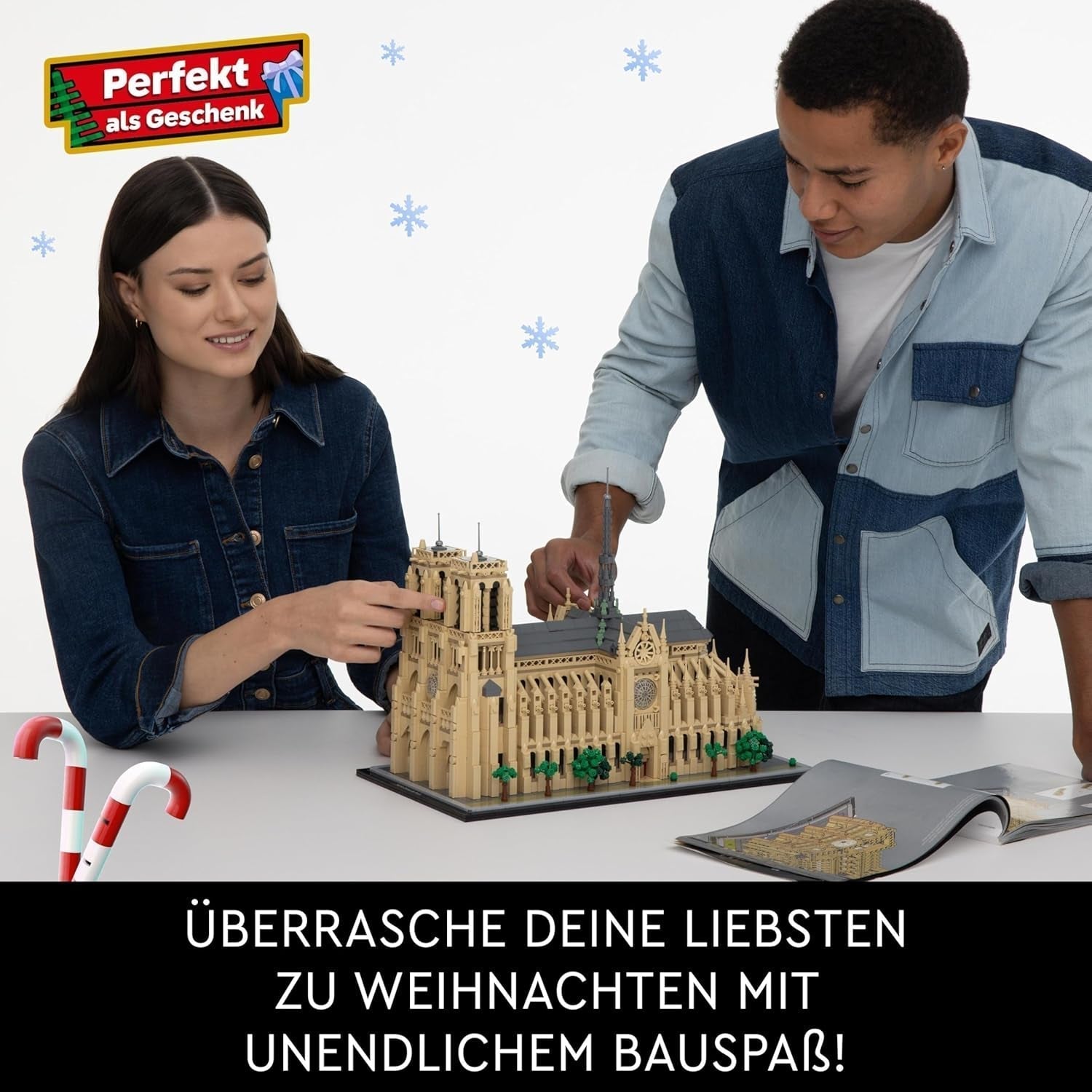 LEGO Architecture Notre-Dame De Paris, objet de collection pour adultes, souvenir de France, cadeau pour femmes, hommes, globe-trotters et tous les passionnés d'histoire, modèle architectural 21061 Ensembles de construction Besuche den LEGO-Store