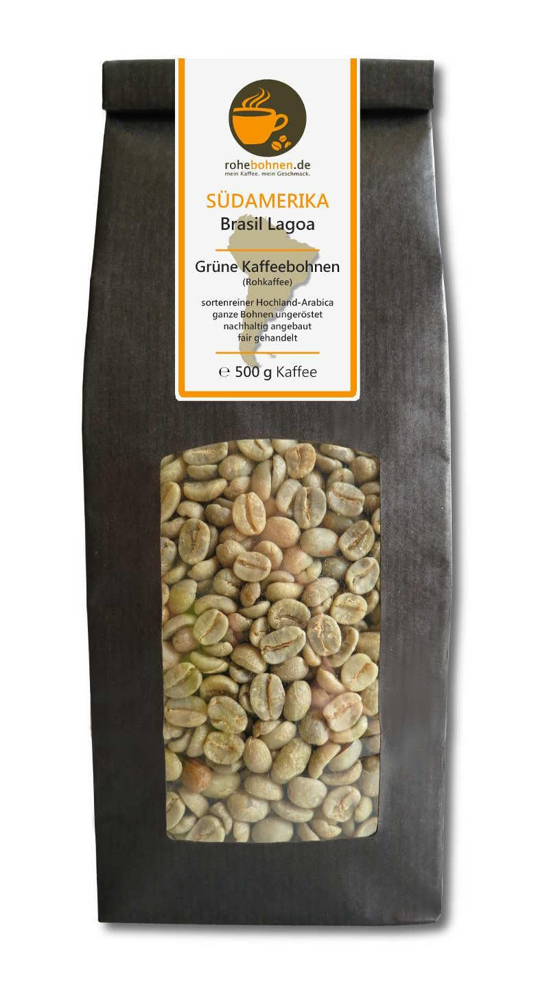 Café cru - Café vert Kenya, Inde, Brésil (emballage réduit grains de café vert 3x500g) - Certificat GMP