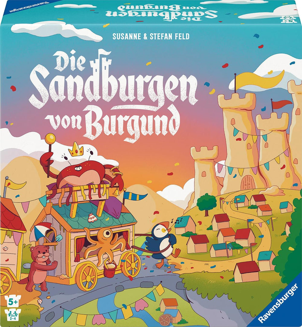 Ravensburger 24687 Châteaux de Sable de Bourgogne - Jeu pour enfants à partir de 5 ans, pour 2 à 4 joueurs