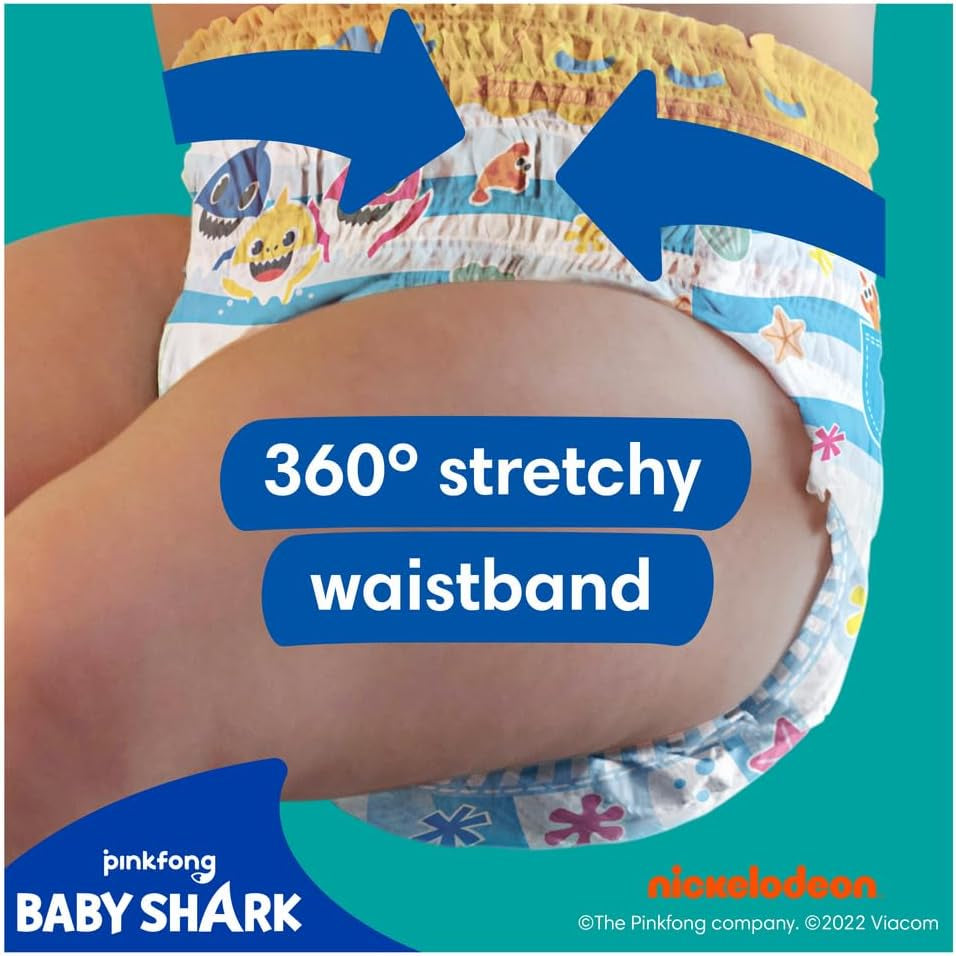 Pampers (Ancienne Version), Short de Bain Jetables Splashers - Taille 5/6 (14kg+) - Carton de 8 Paquets de 10