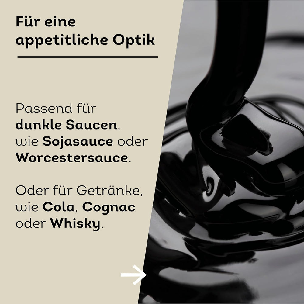 Colorant Caramel Küper Gourmet – 40 ml – Colorant alimentaire liquide marron – Colorant caramel pour sauces, vinaigrettes ou sauces sucrées – Colorant sucre noir