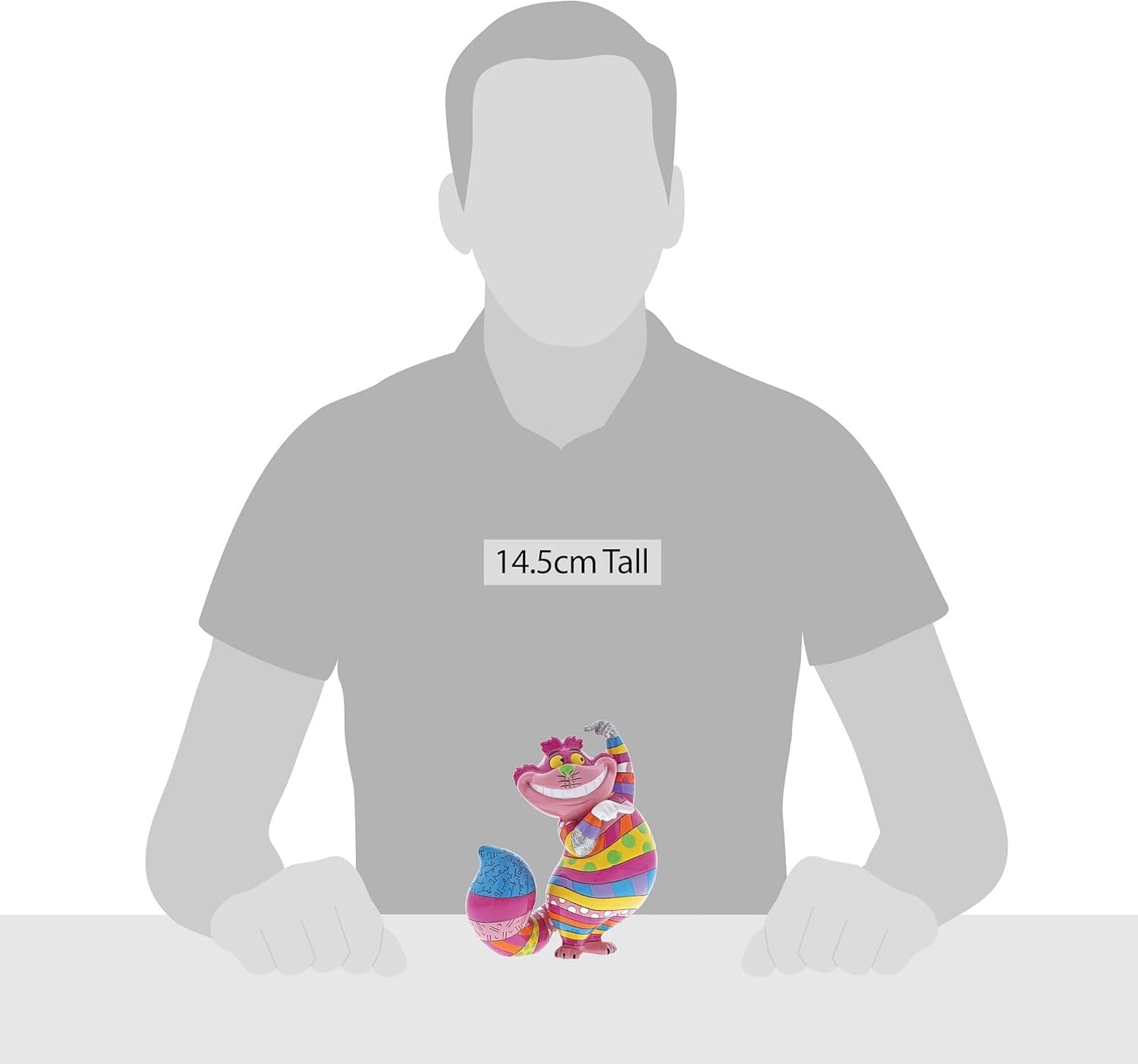 Disney Britto Collection Figurine Chat du Cheshire, Statuettes et sculptures colorées Naty Shop