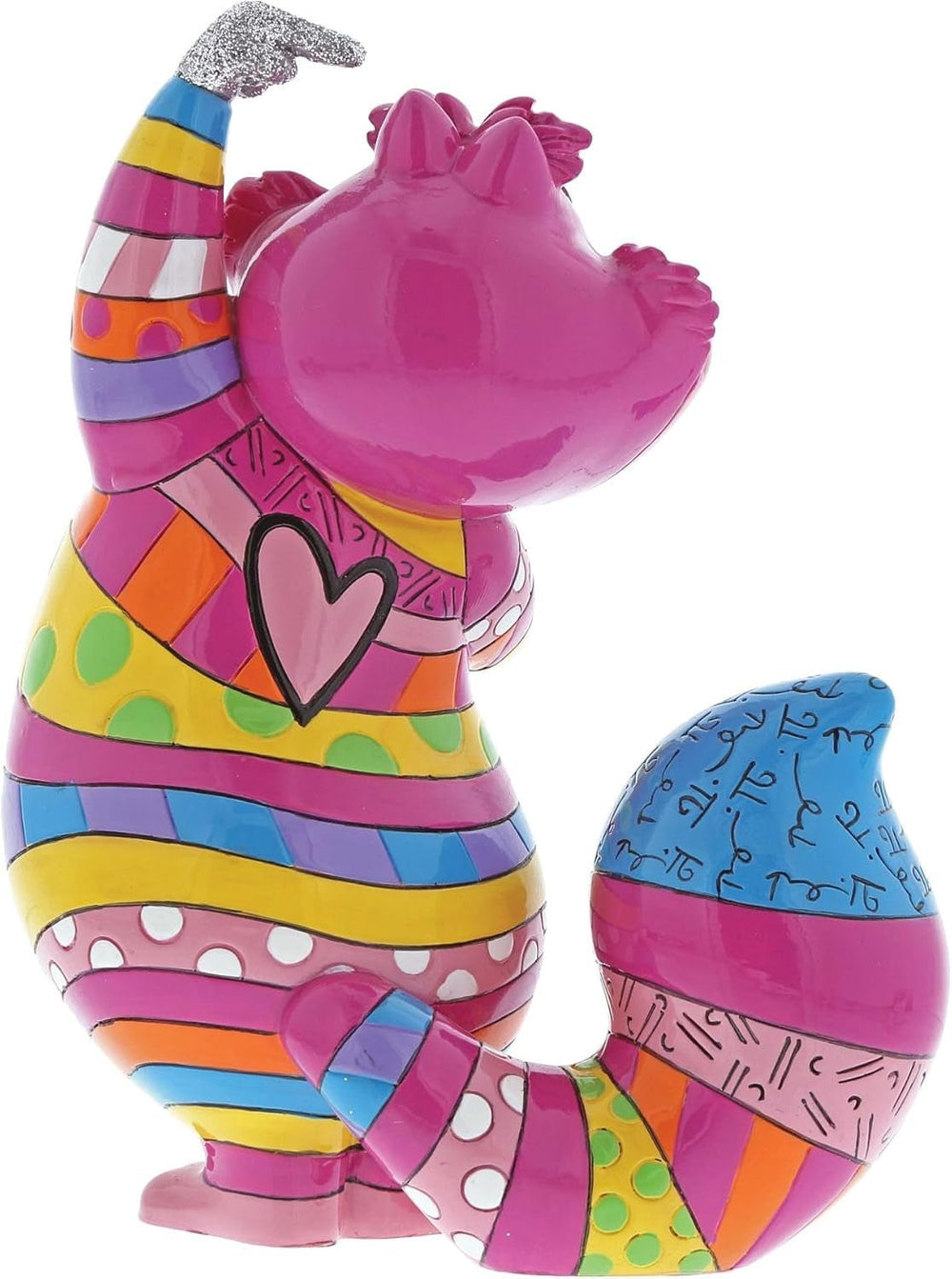 Disney Britto Collection Figurine Chat du Cheshire, Statuettes et sculptures colorées Naty Shop