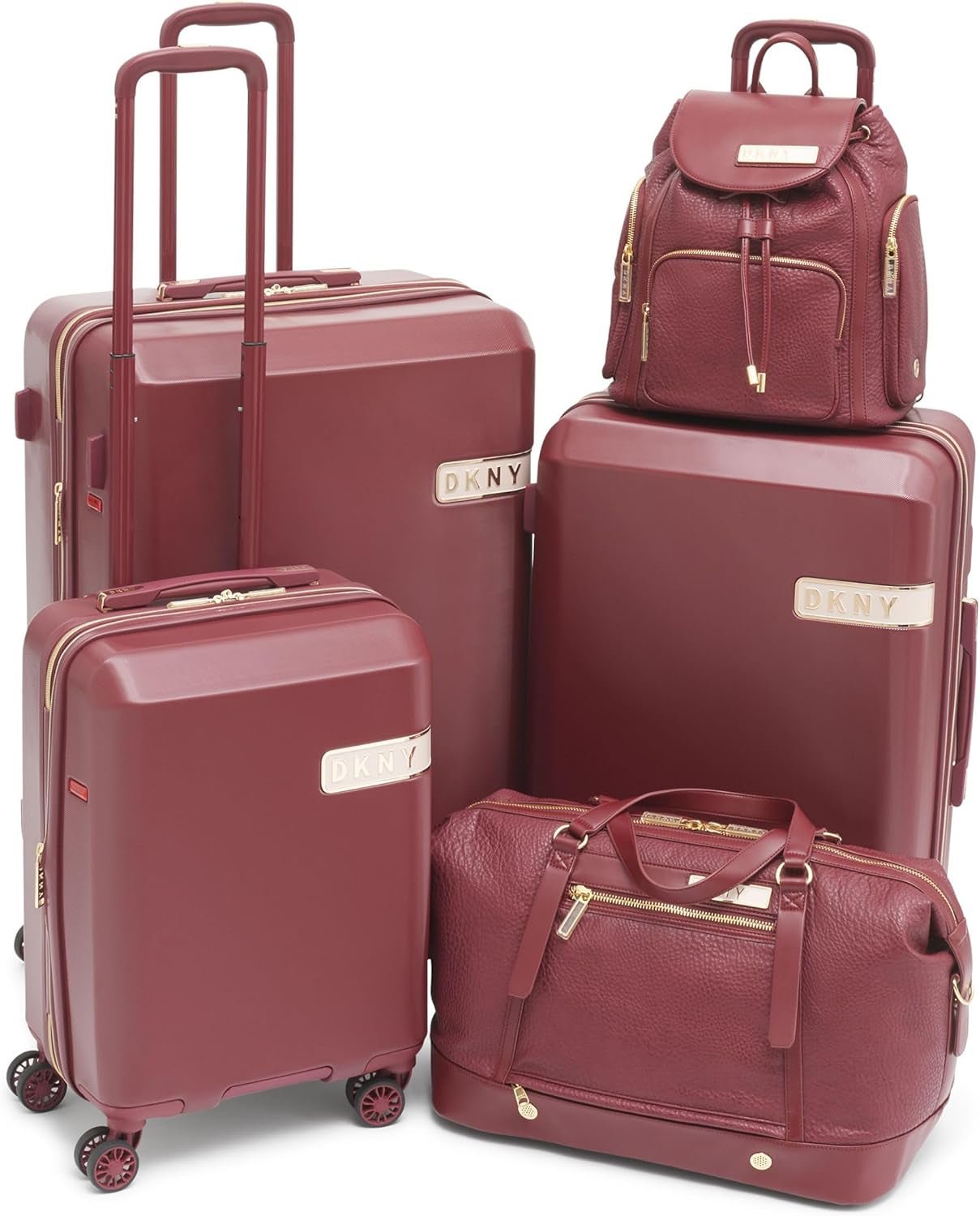 DKNY Duffel Softside Weekender Bagage, Vin rouge, Vin, Duffel Softside Weekender Bagage Bagages et équipement de voyage Naty Shop