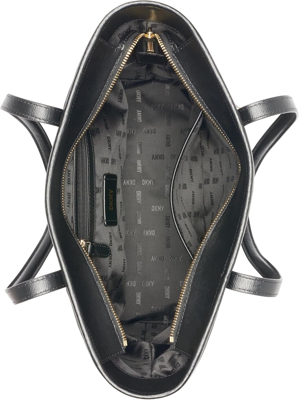 DKNY Sac fourre-tout R31AFR73-XLB-1 pour femme, logo noir / noir Sacs pour femme Naty Shop