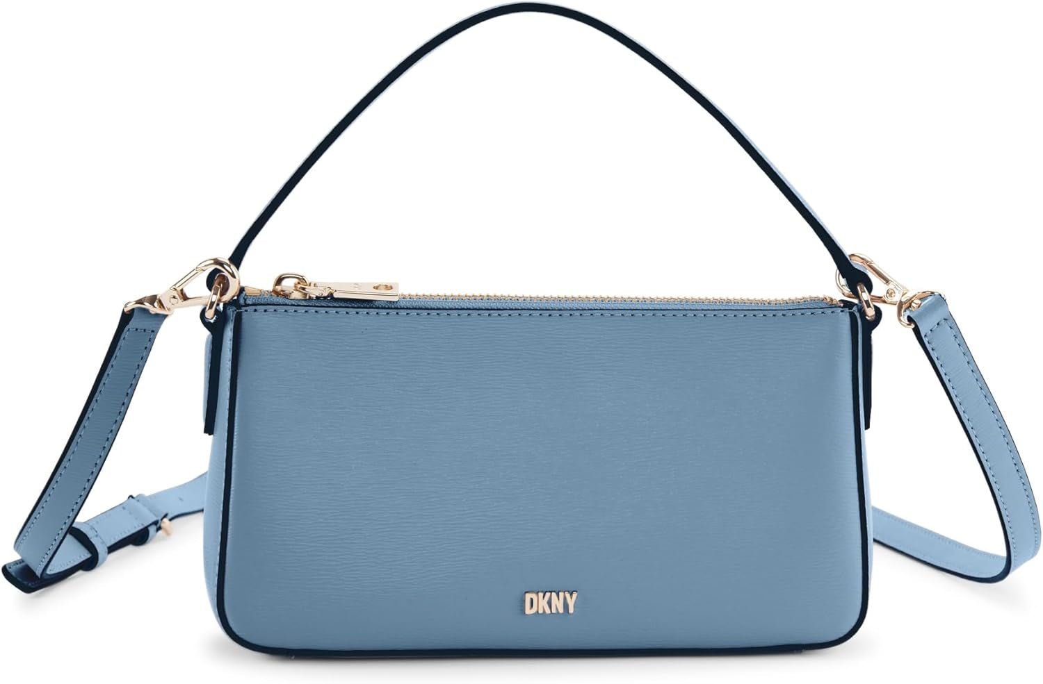 DKNY Demi-sac à bandoulière pour femme, bleu côtier Sacs pour femme Naty Shop Titre par défaut