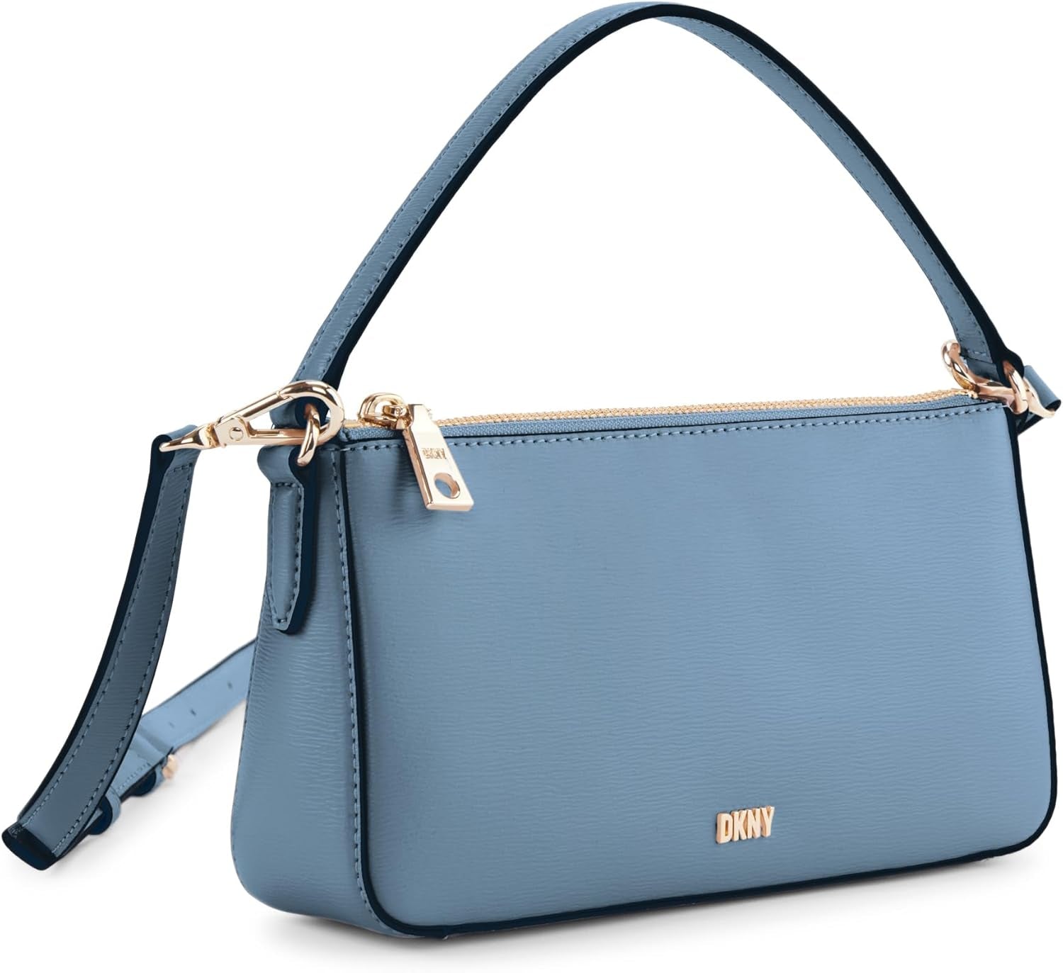 DKNY Demi-sac à bandoulière pour femme, bleu côtier Sacs pour femme Naty Shop