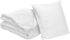 Bleu Calin Pack couette 1 personne 140X200 Cm + 1 oreiller 60X60 Cm, lavable à 95° Couettes et couettes Naty Shop 140 X 200 Cm 1 oreiller